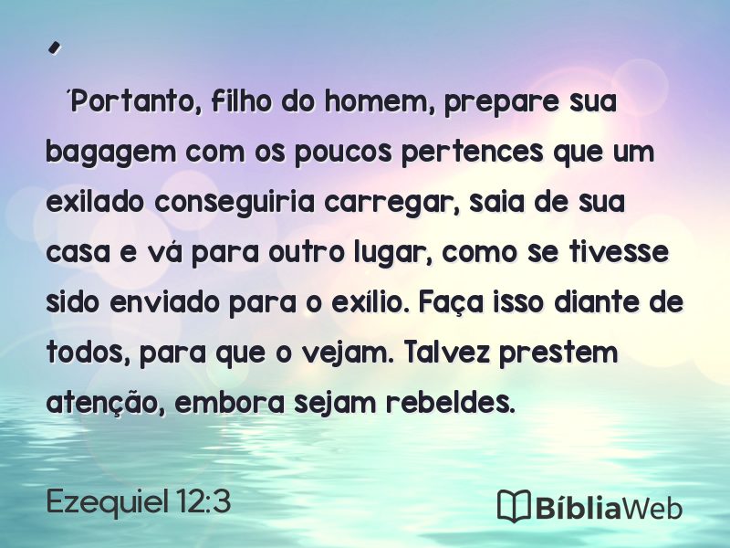 Ezequiel 12:3 em imagem para compartilhar
