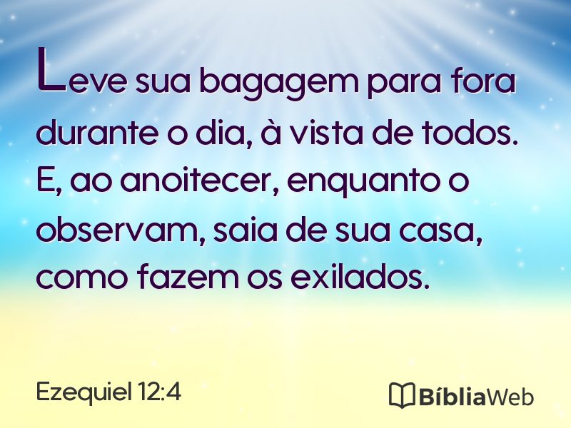 Ezequiel 12:4 em imagem para compartilhar