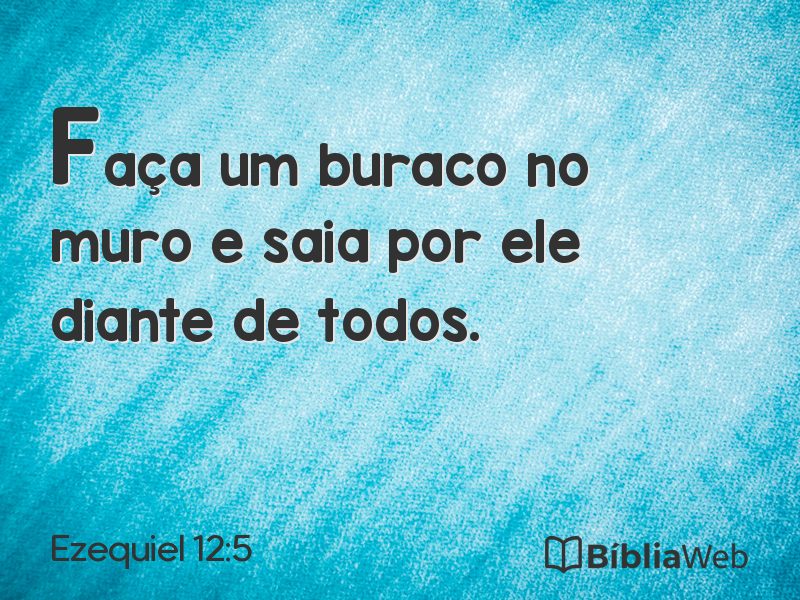 Ezequiel 12:5 em imagem para compartilhar