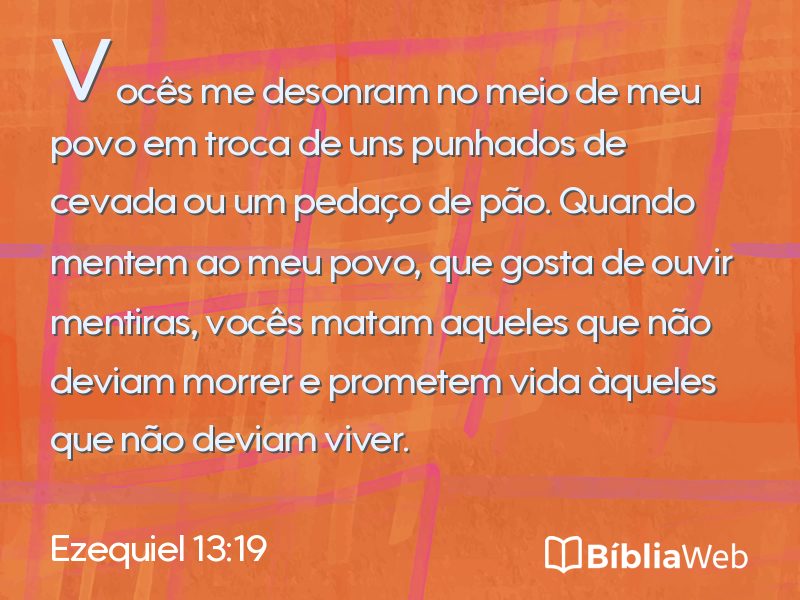 Ezequiel 13:19 em imagem para compartilhar
