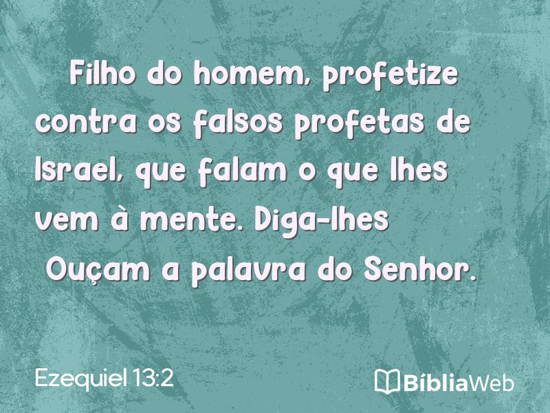 Ezequiel 13:2 em imagem para compartilhar