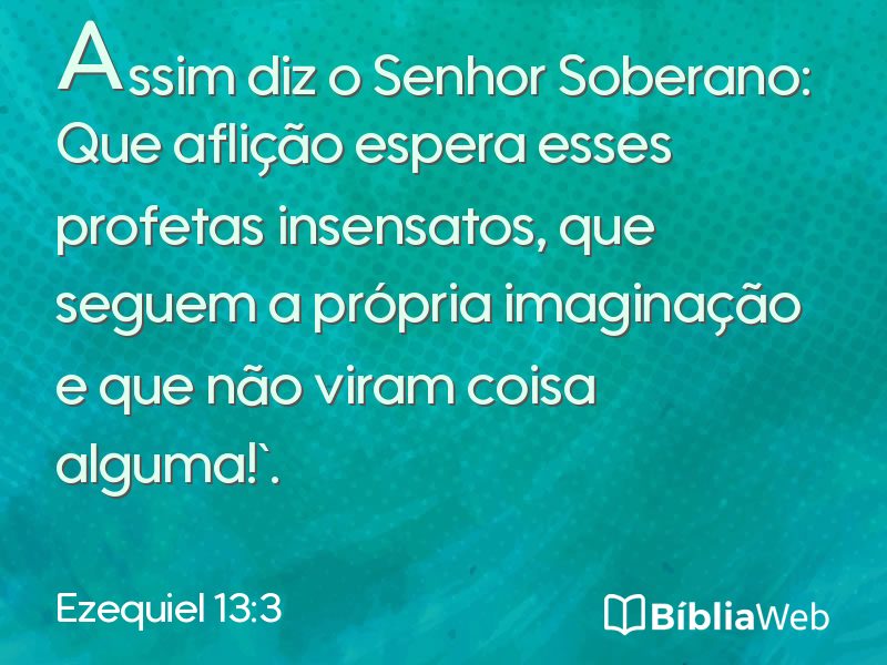 Ezequiel 13:3 em imagem para compartilhar