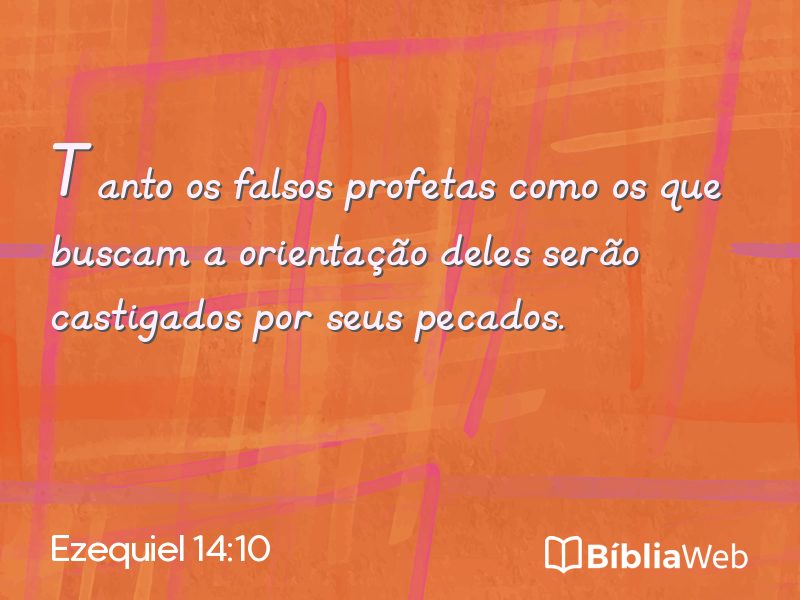 Ezequiel 14:10 em imagem para compartilhar