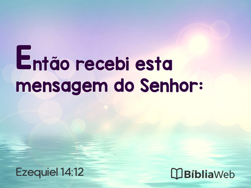Ezequiel 14:12 em imagem para compartilhar