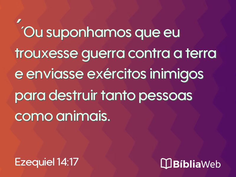 Ezequiel 14:17 em imagem para compartilhar