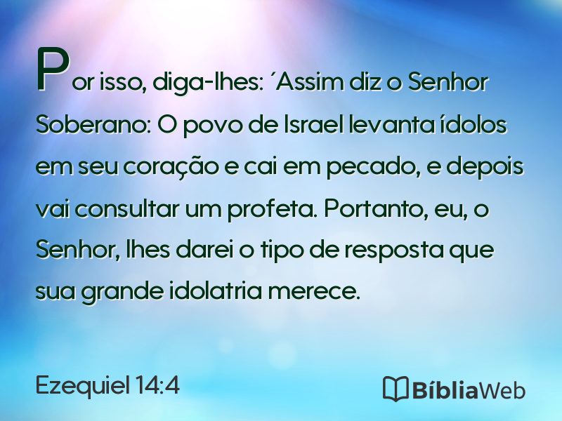 Ezequiel 14:4 em imagem para compartilhar