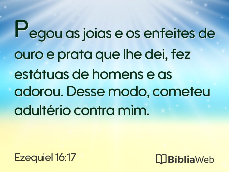 Ezequiel 16:17 em imagem para compartilhar