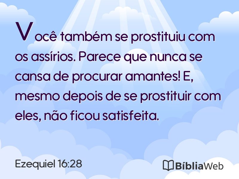 Ezequiel 16:28 em imagem para compartilhar