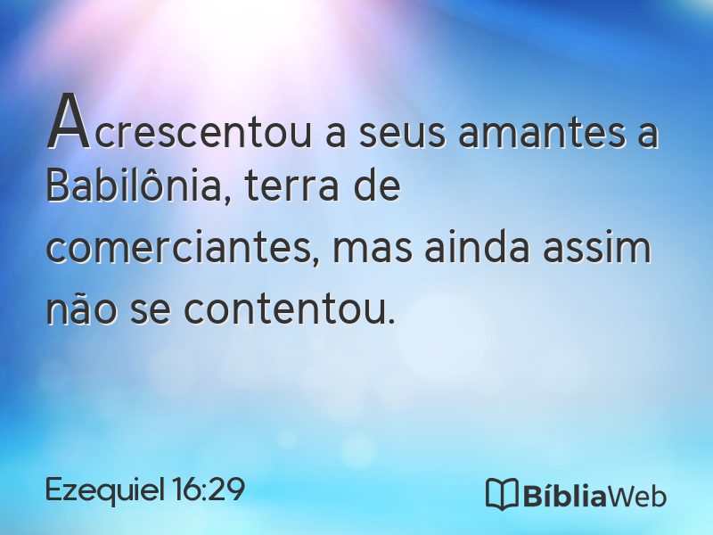 Ezequiel 16:29 em imagem para compartilhar
