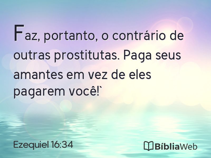 Ezequiel 16:34 em imagem para compartilhar
