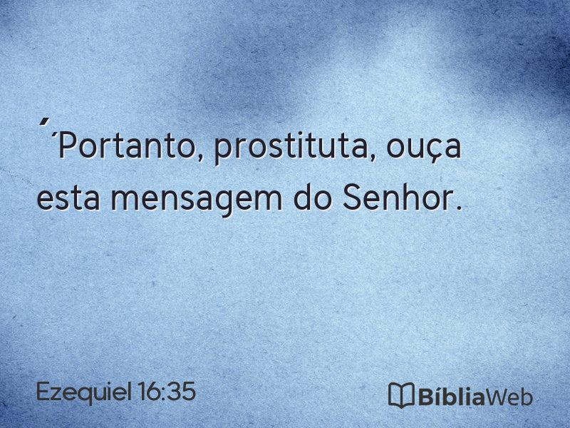 Ezequiel 16:35 em imagem para compartilhar