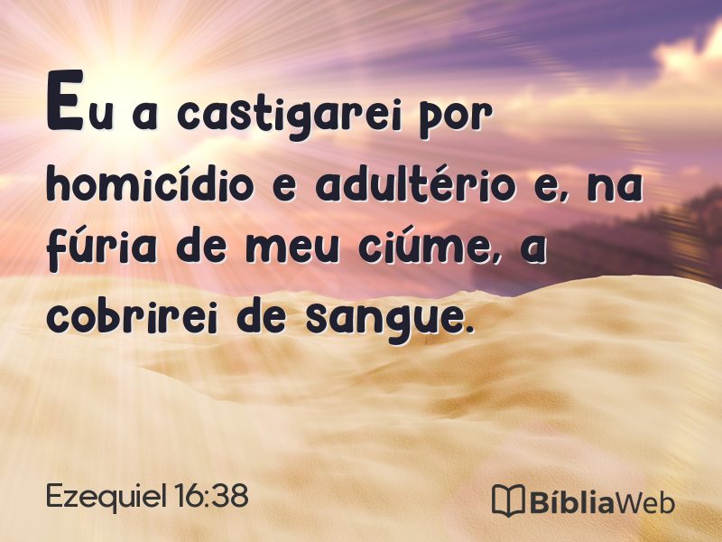Ezequiel 16:38 em imagem para compartilhar