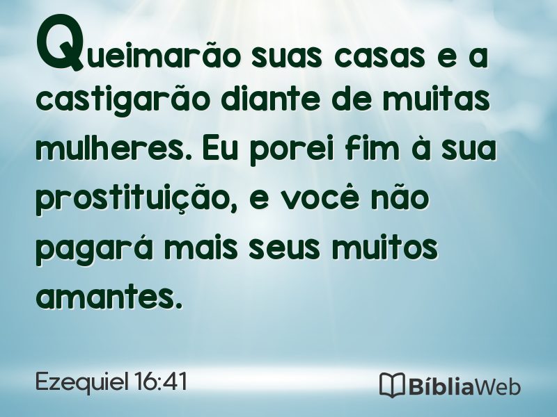 Ezequiel 16:41 em imagem para compartilhar