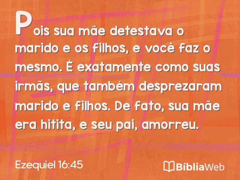 Ezequiel 16:45 em imagem para compartilhar