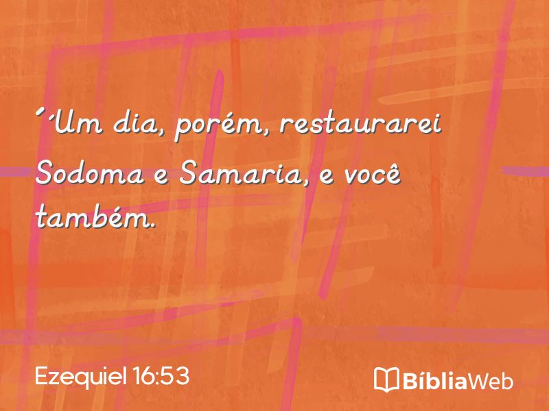 Ezequiel 16:53 em imagem para compartilhar