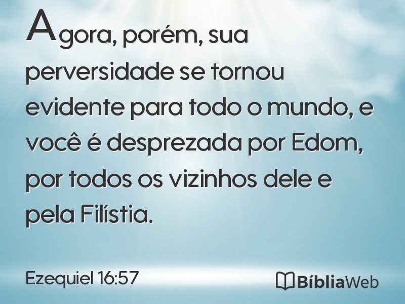 Ezequiel 16:57 em imagem para compartilhar