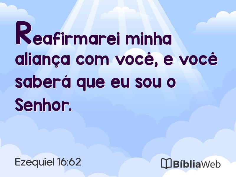 Ezequiel 16:62 em imagem para compartilhar