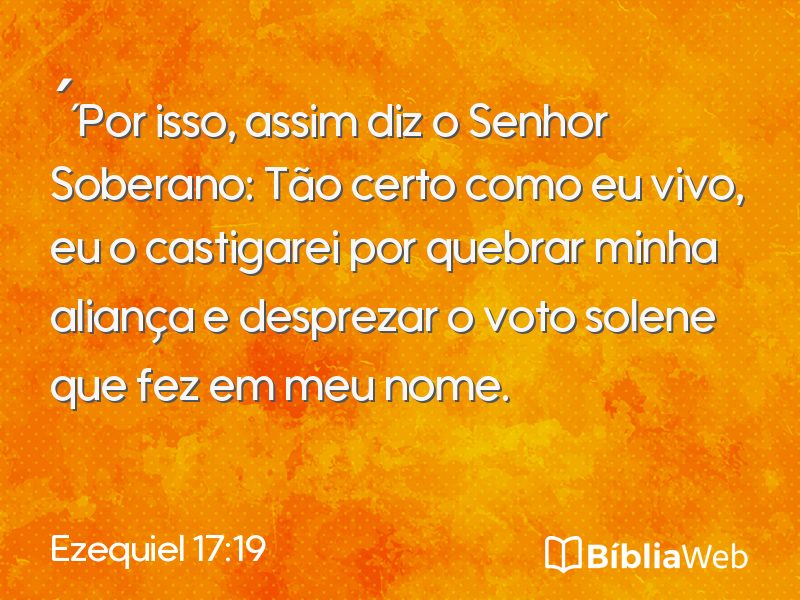 Ezequiel 17:19 em imagem para compartilhar