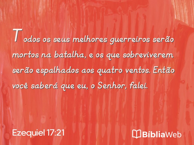 Ezequiel 17:21 em imagem para compartilhar