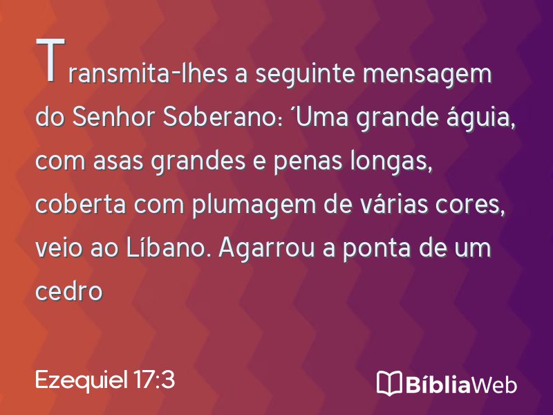 Ezequiel 17:3 em imagem para compartilhar