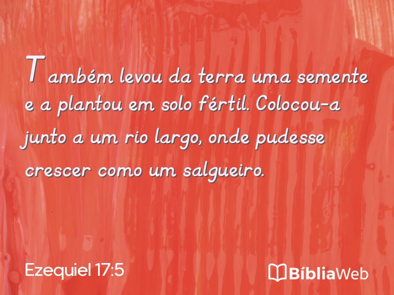 Ezequiel 17:5 em imagem para compartilhar