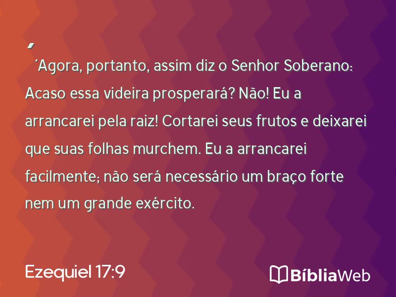 Ezequiel 17:9 em imagem para compartilhar
