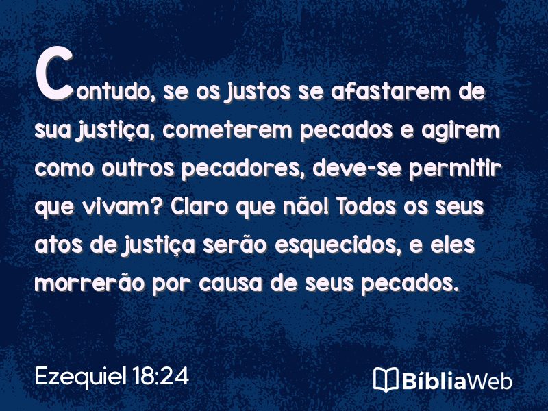 Ezequiel 18:24 em imagem para compartilhar