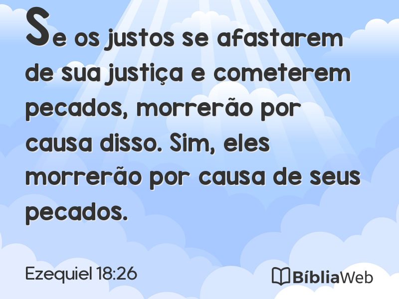 Ezequiel 18:26 em imagem para compartilhar