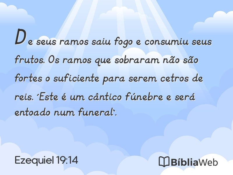 Ezequiel 19:14 em imagem para compartilhar