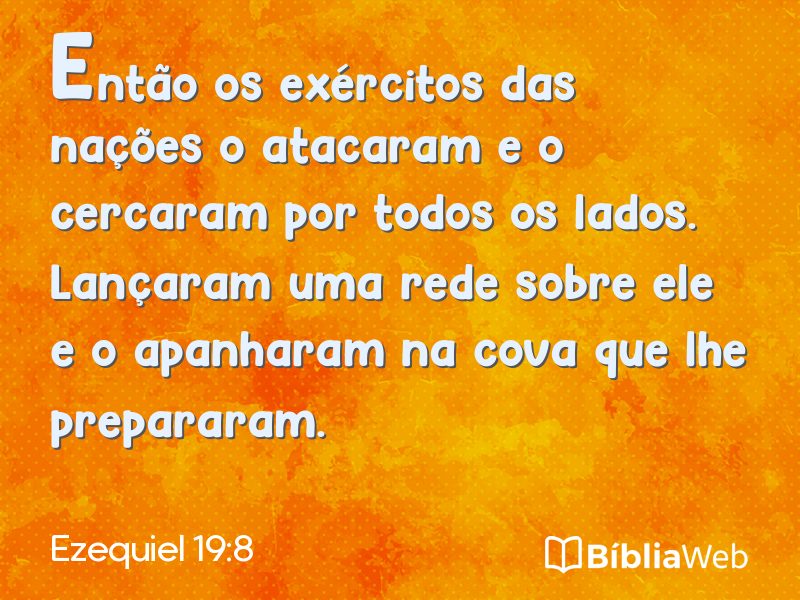 Ezequiel 19:8 em imagem para compartilhar