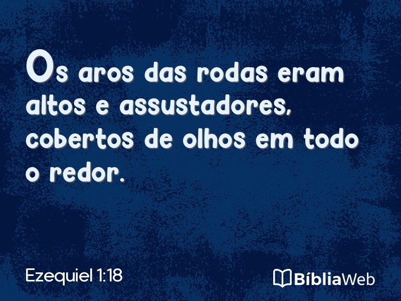 Ezequiel 1:18 em imagem para compartilhar