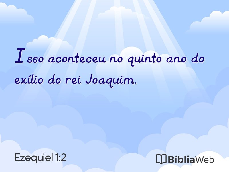 Ezequiel 1:2 em imagem para compartilhar
