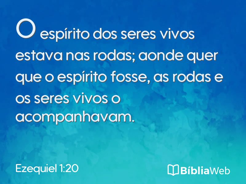 Ezequiel 1:20 em imagem para compartilhar