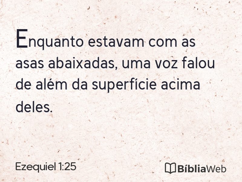 Ezequiel 1:25 em imagem para compartilhar