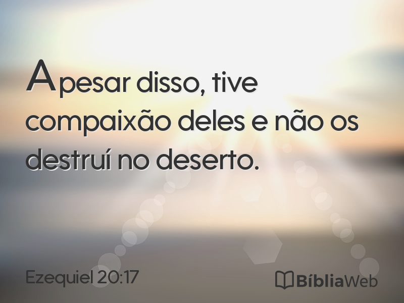 Ezequiel 20:17 em imagem para compartilhar
