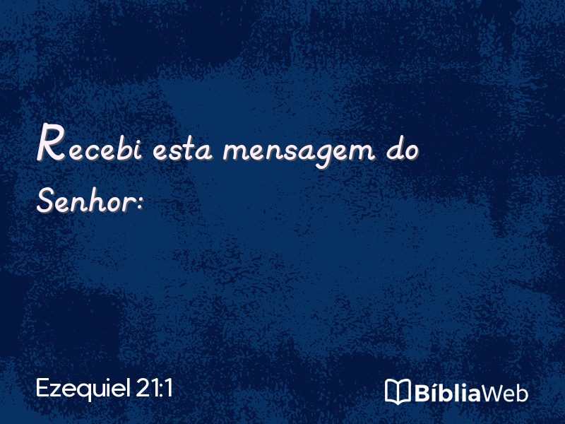 Ezequiel 21:1 em imagem para compartilhar