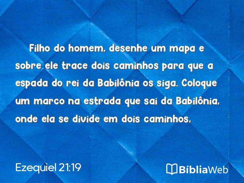 Ezequiel 21:19 em imagem para compartilhar