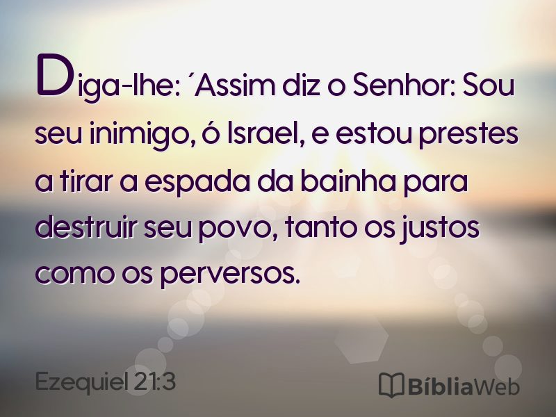 Ezequiel 21:3 em imagem para compartilhar