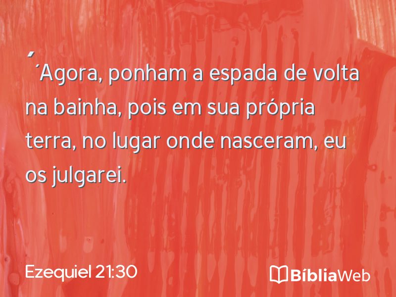 Ezequiel 21:30 em imagem para compartilhar