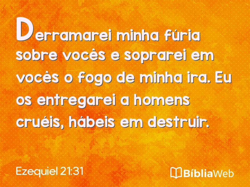 Ezequiel 21:31 em imagem para compartilhar
