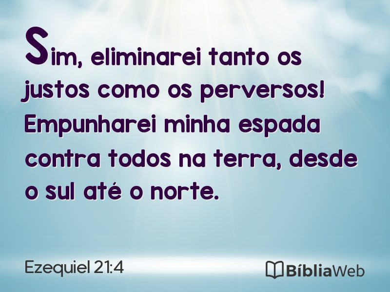 Ezequiel 21:4 em imagem para compartilhar