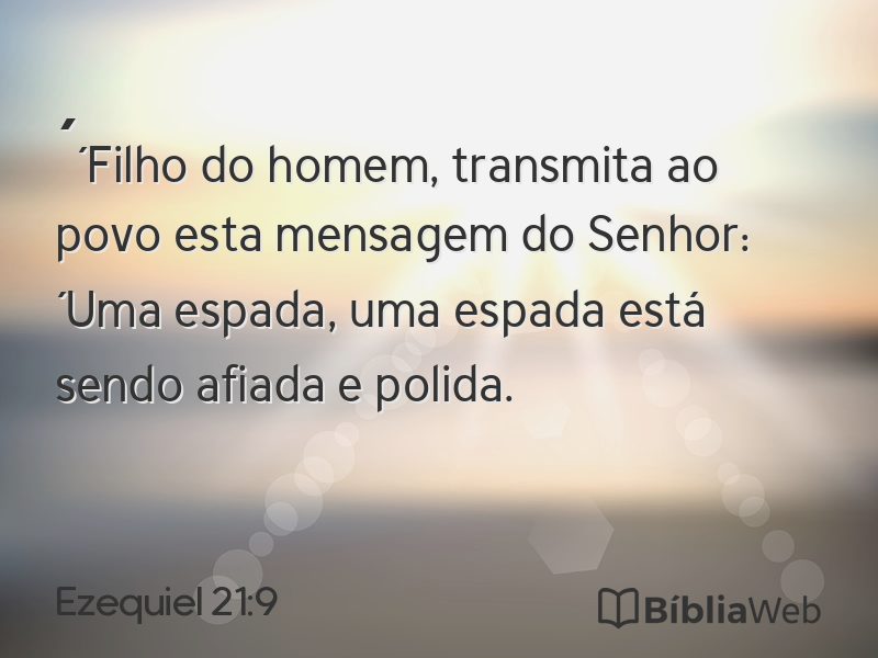 Ezequiel 21:9 em imagem para compartilhar