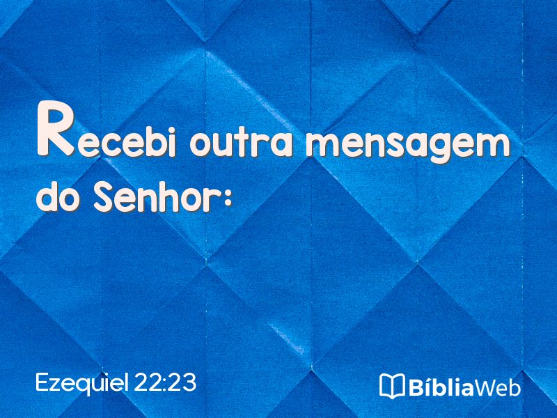 Ezequiel 22:23 em imagem para compartilhar