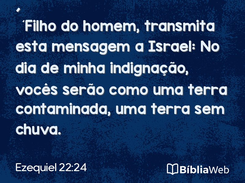 Ezequiel 22:24 em imagem para compartilhar