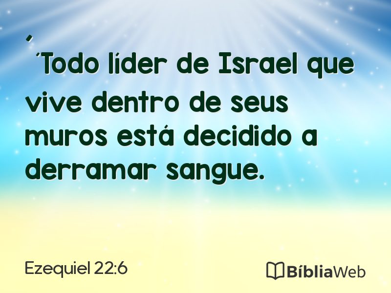 Ezequiel 22:6 em imagem para compartilhar