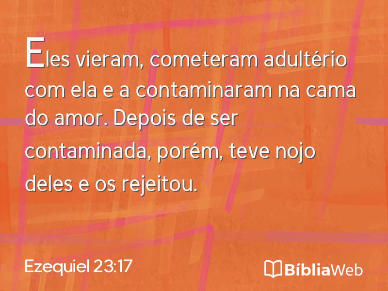 Ezequiel 23:17 em imagem para compartilhar