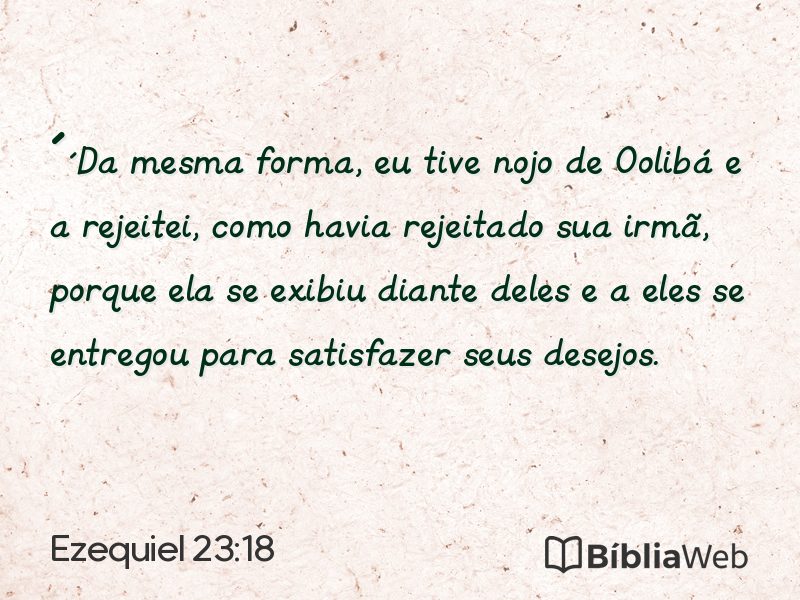 Ezequiel 23:18 em imagem para compartilhar