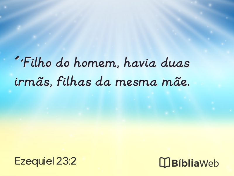 Ezequiel 23:2 em imagem para compartilhar