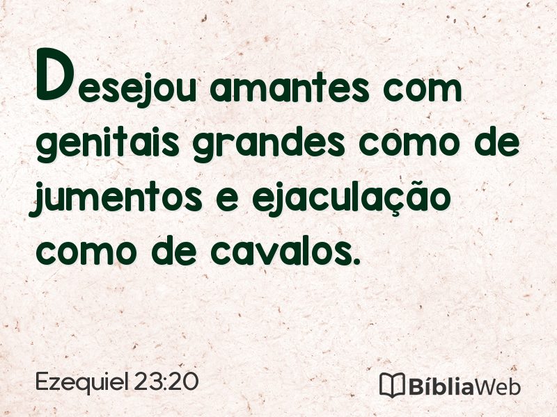 Ezequiel 23:20 em imagem para compartilhar