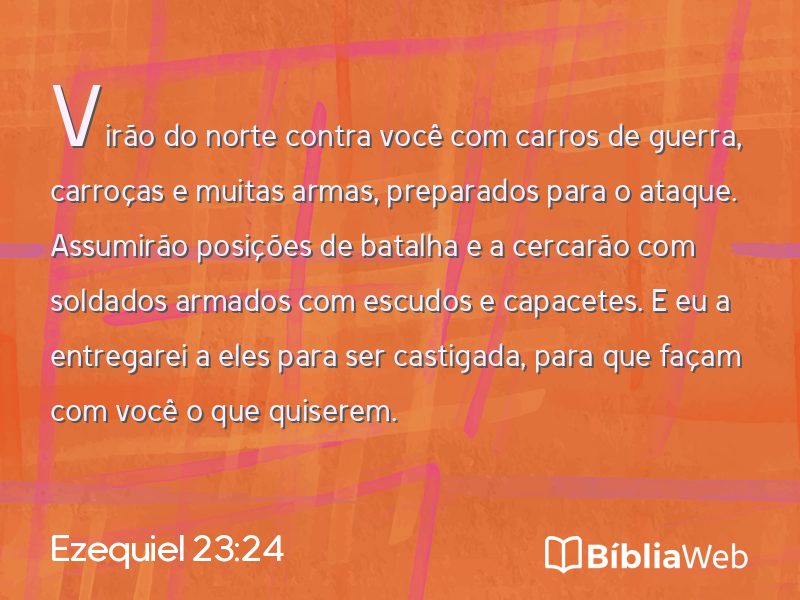 Ezequiel 23:24 em imagem para compartilhar